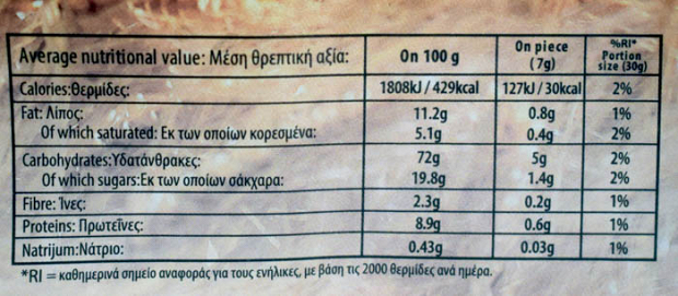 Gefsis Biscotti Petit Beurre 800g