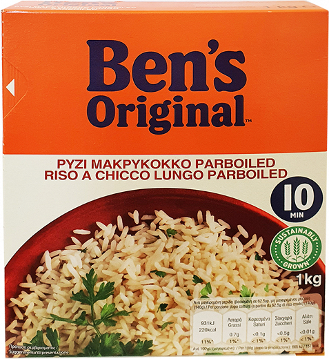 Bens Original Long Grain Rice 10 Minutes 1kg