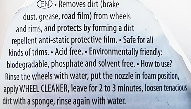 Wynns Car Wheel Cleaner 500ml