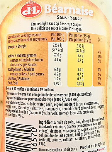 D&L Bearnaise Sauce Squeeze 300ml