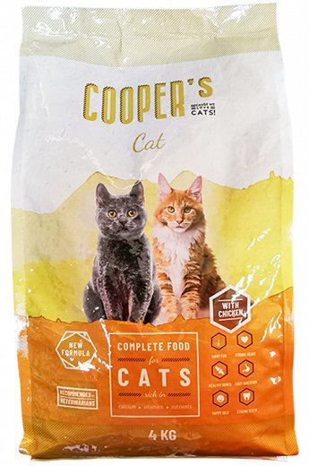 Cooper's Cat Ξηρή Τροφή Κοτόπουλο 4kg
