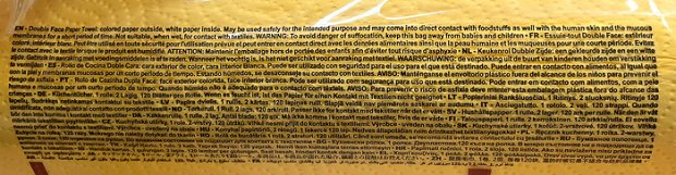 Renova Kitchen Paper Roll Yellow 120Sheets 1Pc