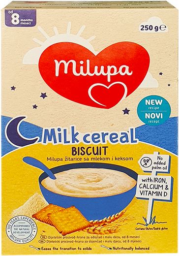 Milupa Milk Cereal Biscuit Cream 250g