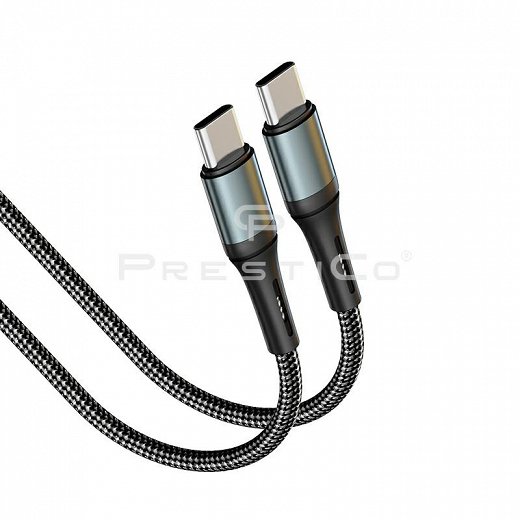 Prestico Fast Charging Data Cable 60W Type C 1M 1Pc