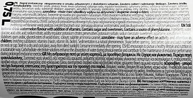 Oshee Ισοτονικό Ποτό Watermelon 750ml