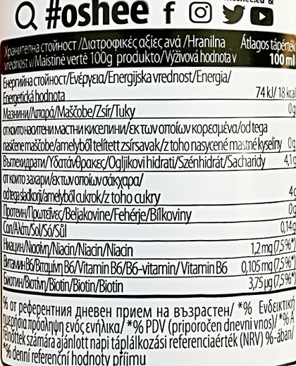Oshee Isotonic Drink Multifruit 750ml