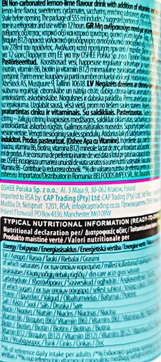 Oshee Vitamin Water Zero Lemon Lime 555ml
