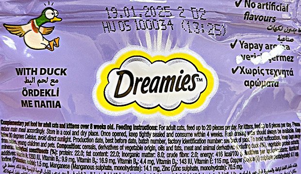 Dreamies With Delectable Duck 60g