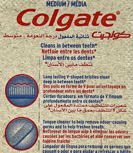 Colgate Double Action Toothbrush Medium 1Pc