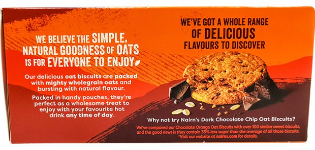 Nairns Oat Biscuits Dark Chocolate Orange 200g