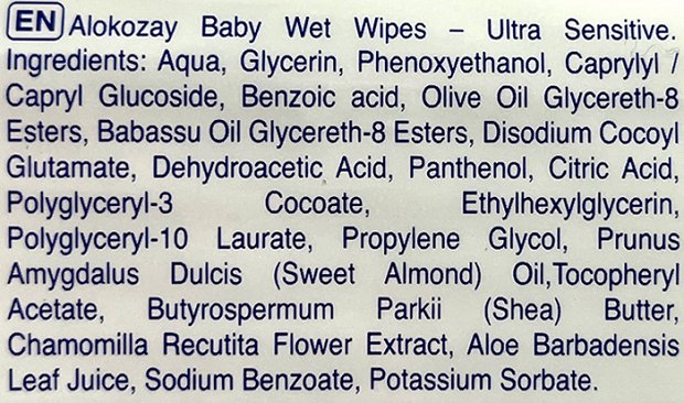 Alokozay Ultra Sensitive Μωρομάντηλα Χωρίς Άρωμα 72Τεμ