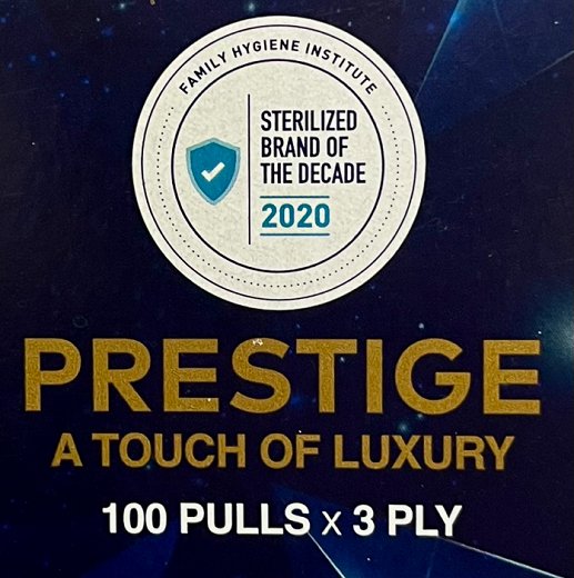 Fine Prestige Χαρτομάντηλα 100Τεμ