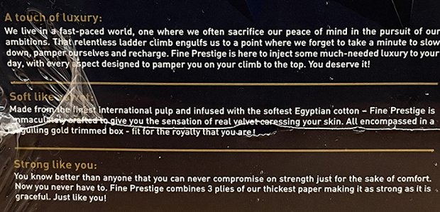 Fine Prestige Χαρτομάντηλα 3x100Τεμ