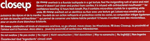 Close Up Everfresh Red Hot Toothpaste 90g