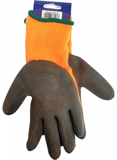 Pro-Teker Working Gloves Freeced Polyester Liner With Latex Coationg