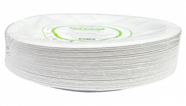 Bio Pak Χάρτινα Πιάτα 22cm 50Τεμ