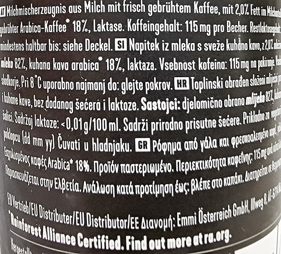 Emmi Caffe Latte Double Zero 230ml