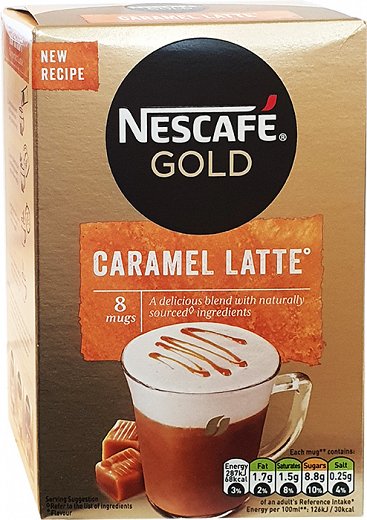 Nescafe Gold Caramel Latte 8X17g