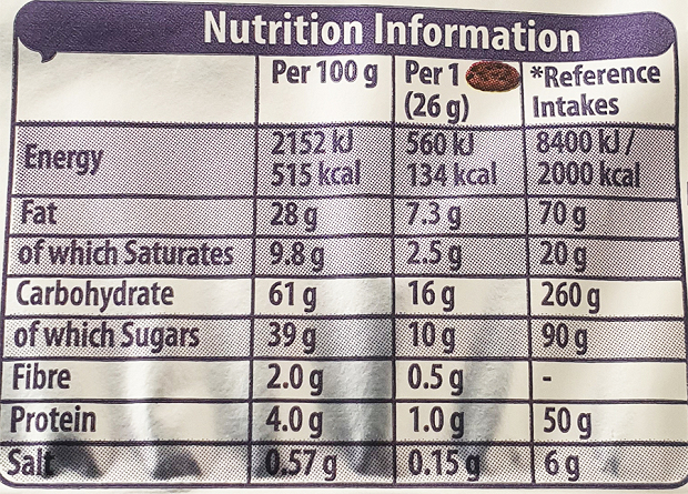 Cadbury Crunchy Melts Oreo Creme Cookies 156g