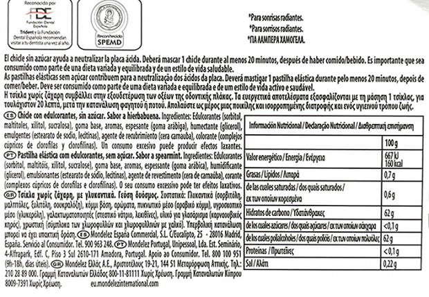 Trident Dental Care Δύοσμος Τσίχλες 17g