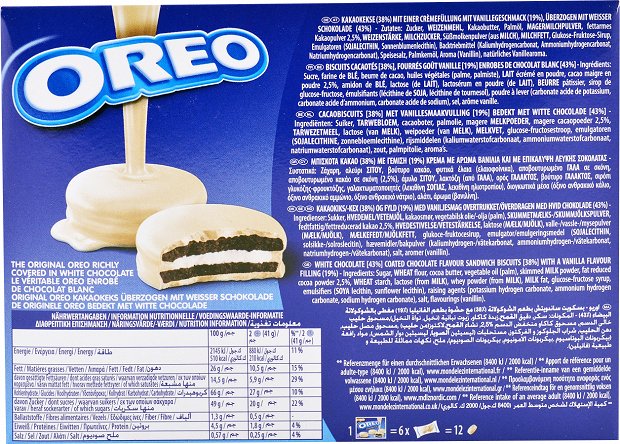 Oreo White Chocolate 6Χ41g