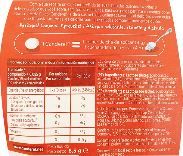 Canderel Sweetener Tablets 100Pcs