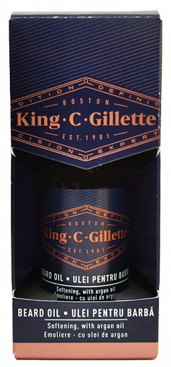 King C Gillette Beard Oil With Argan Oil 30ml