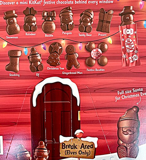 Kit Kat Santa's Workshop Ημερολόγιο 208g