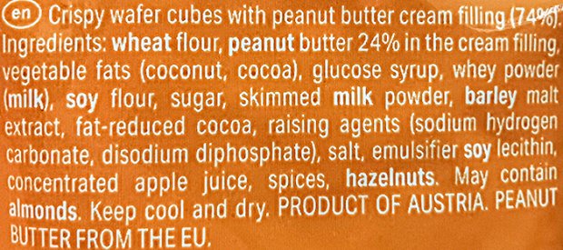 Loacker Quadratini Peanut Butter 250g