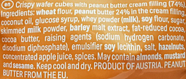 Loacker Quadratini Peanut Butter 125g