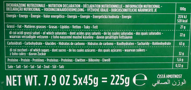 Balconi Wafers Hazelnut 5x45g