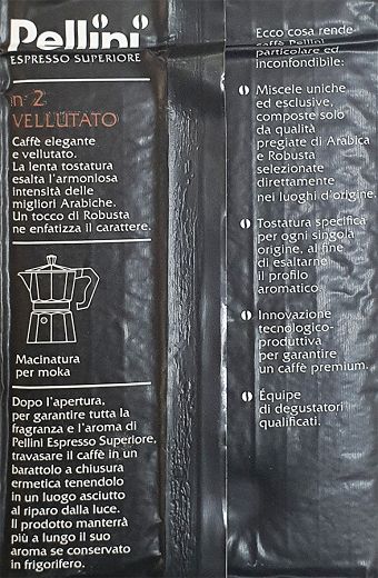 Pellini Εκλεκτός Καφές Espresso Vellutato 250g