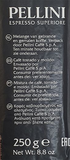 Pellini Εκλεκτός Καφές Espresso Tradizionale 250g