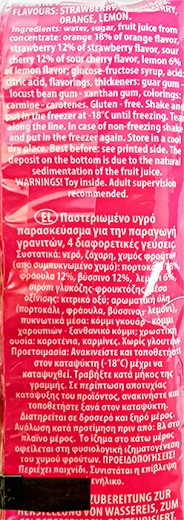 Polaretti Fruit Ice Lollies To Freeze With Fruit Juice 10x40ml