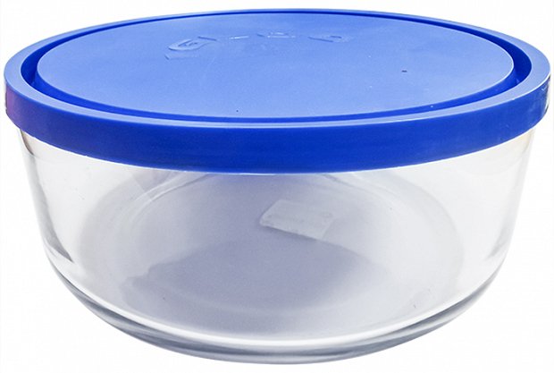 Igloo Glass Round Food Container With Lid 21.5cm