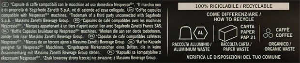 Segafredo Espresso Ristretto 11 Καψούλες 10Τεμ