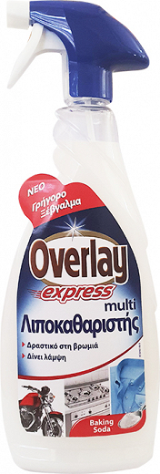 Overlay Express Μulti Grease Cleaner Spray With Baking Soda 650ml
