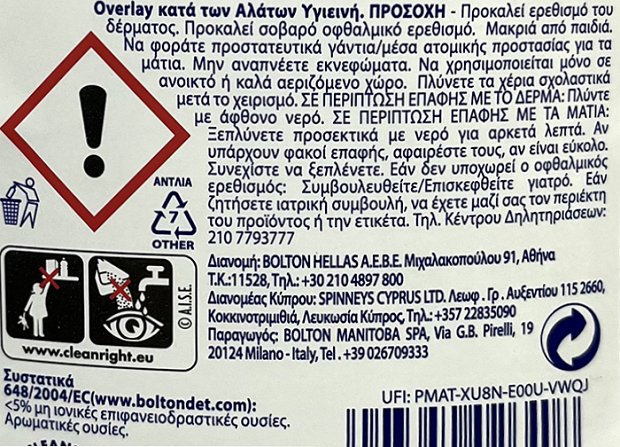 Overlay Κατά Των Αλάτων Spray 650ml