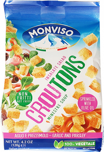 Monviso Croutons With Garlic And Parsley 120g