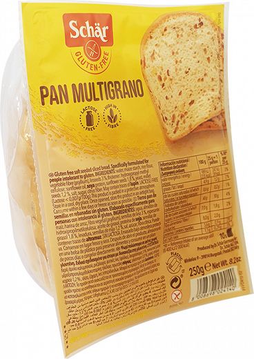 Schar Multigrain White Bread Slices Gluten Free 250g