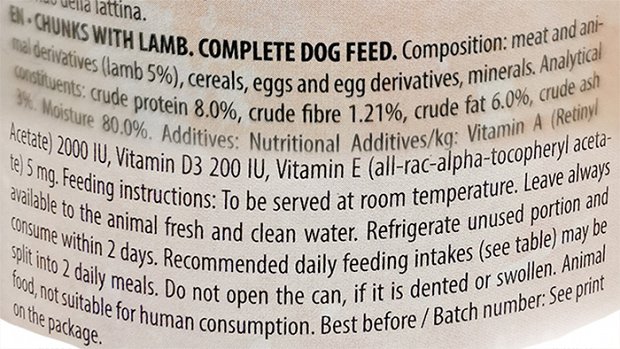 Simba Dog Chunks With Lamb 1230g