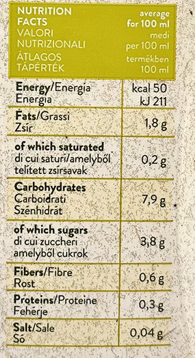 Mandor Oat Drink No Added Sugar 1L