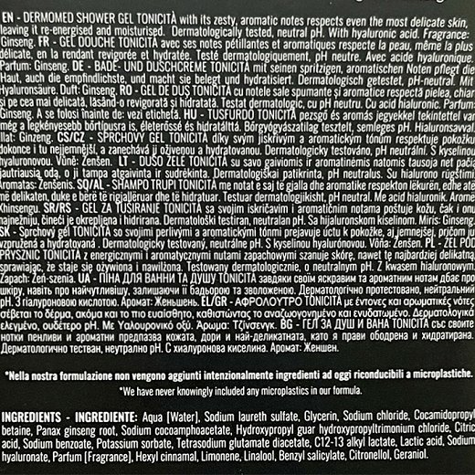 Dermomed Tonicita Ginseng Αφρόλουτρο 750ml