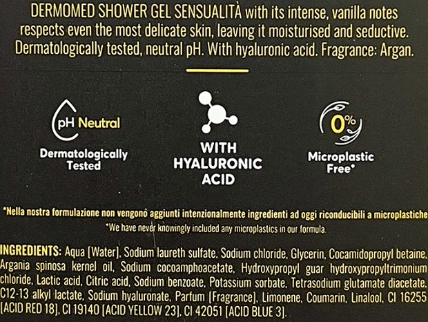 Dermomed Sensualita Argan Αφρόλουτρο 650ml