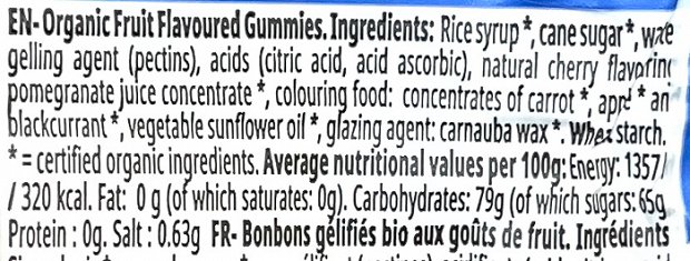 Yumearth Organic Gummy Bears 50g