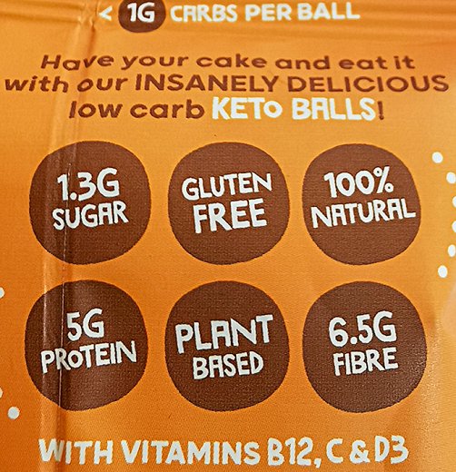 Keto Balls Salted Caramel Blondies 3Τεμ 25g