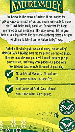 Nature Valley Crunchy Oats & Berries Bars 5x2Pcs