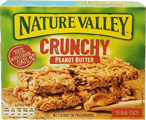 Nature Valley Crunchy Oats & Peanut Butter Bars 5x42g
