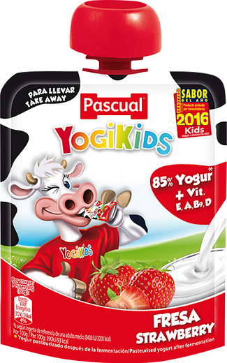 Pascual YogiKids Ρόφημα Γιαουρτιού Φράουλα 80g