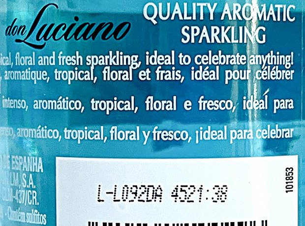 Don Luciano Blue Moscato Sparkling 200ml